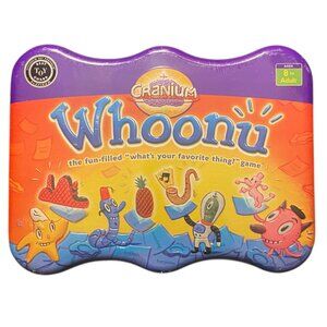 New Cranium WHOONU Tin Favorite Thing Guessing Game Family Fun SEALED 2005
